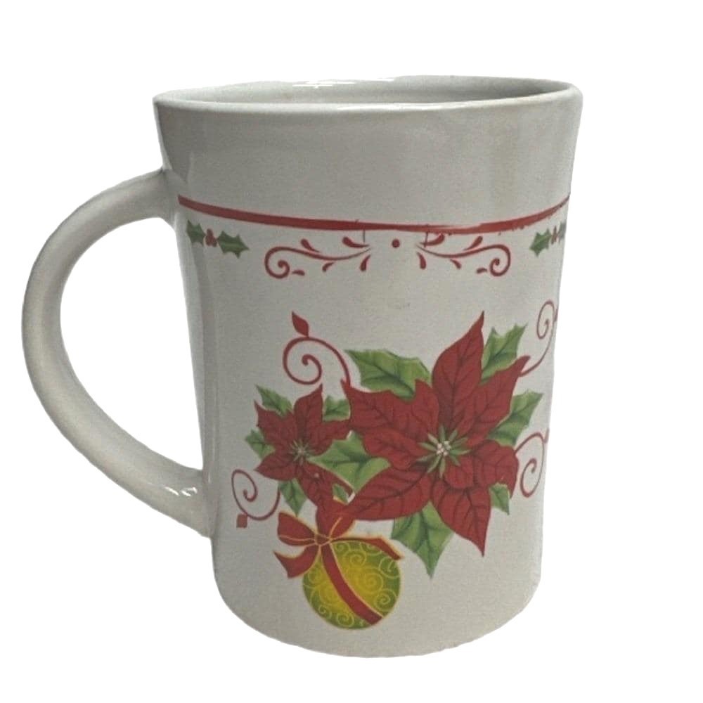 Royal Norfolk Greenbrier Intl Holy Leaf Coffee Mug Cup 3-3/4" Tall